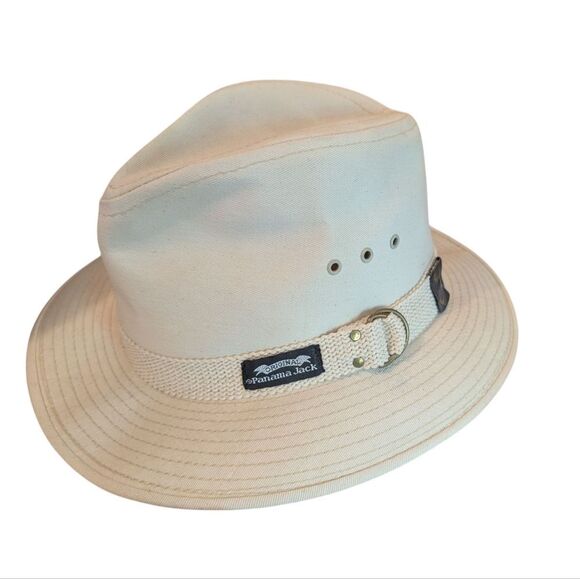 Panama Jack Cream Original Canvas Safari Hat‎ Size Small - Picture 6 of 6